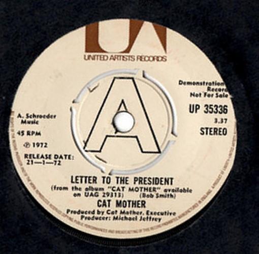 Cat Mother And The All-Night Newsboys - Letter To The President