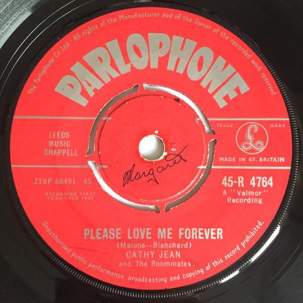 Cathy Jean, The Roommates, Charley Macey - Please Love Me Forever / Canadian Sunset