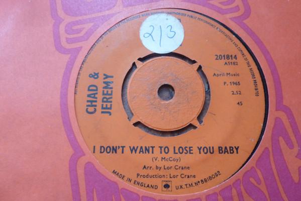 Chad & Jeremy - I Don't Wanna Lose You Baby
