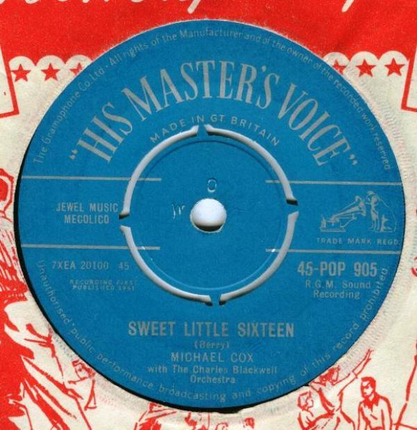 Charles Blackwell Orchestra, Michael Cox (2) - Sweet Little Sixteen