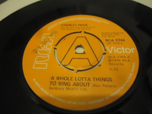Charley Pride - A Whole Lotta Things To Sing About