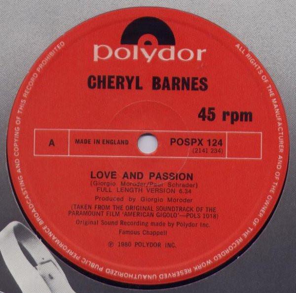 Cheryl Barnes, Giorgio Moroder - Love And Passion / Hello Mr. W.A.M.