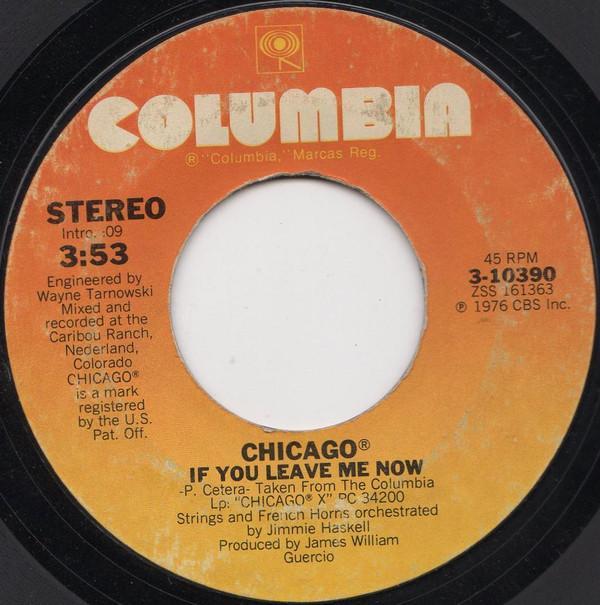 Chicago (2) - If You Leave Me Now