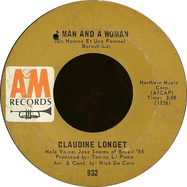 Claudine Longet - A Man And A Woman = Un Homme Et Une Femme