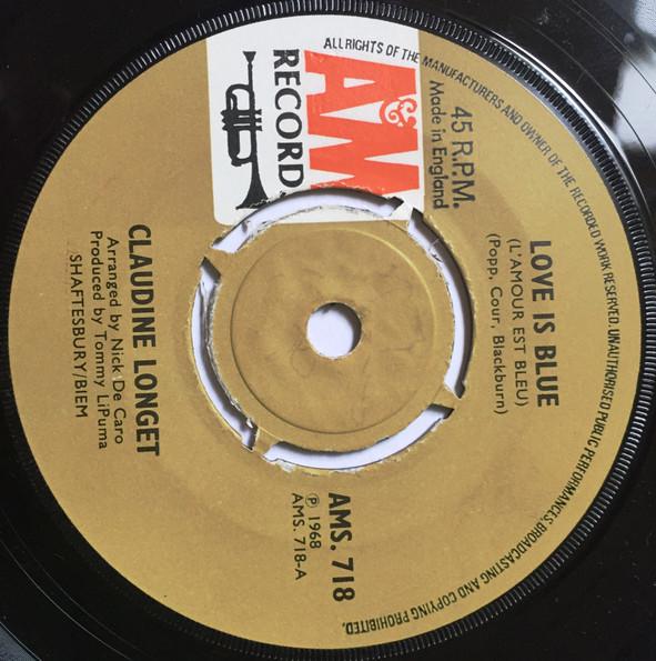 Claudine Longet - Love Is Blue / Think Of Rain