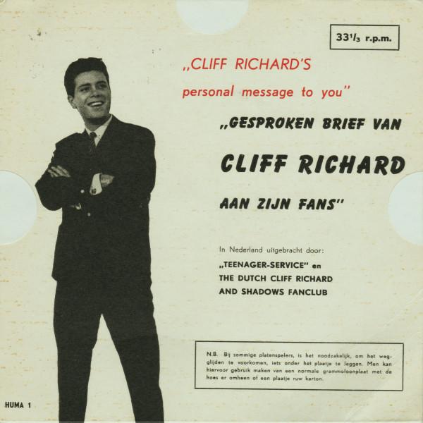 Cliff Richard - Cliff Richard's Personal Message To You