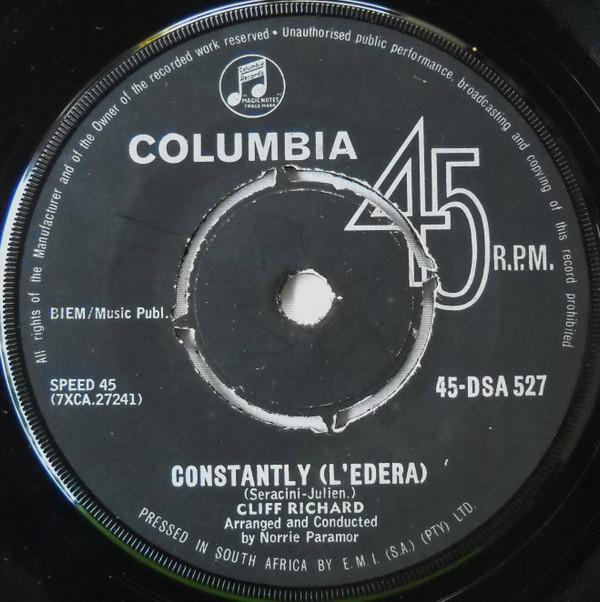 Cliff Richard - Constantly (L'Edera)