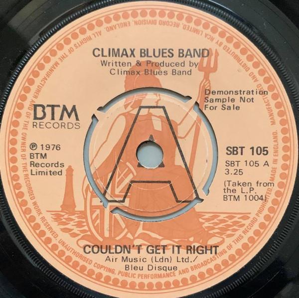 Climax Blues Band - Couldn't Get It Right