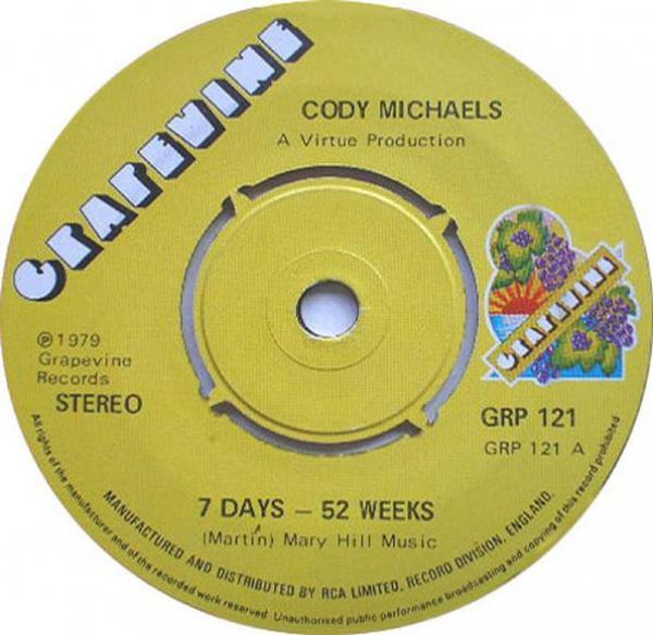 Cody Michaels, Virtue Orchestra - 7 Days - 52 Weeks / Don't Look Back