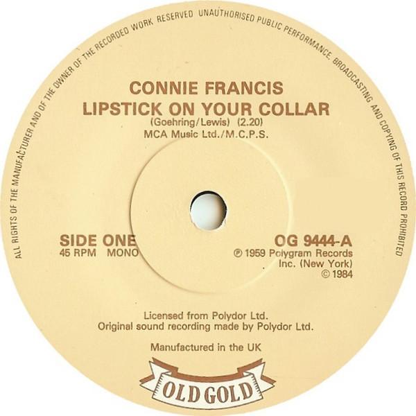 Connie Francis - Lipstick On Your Collar