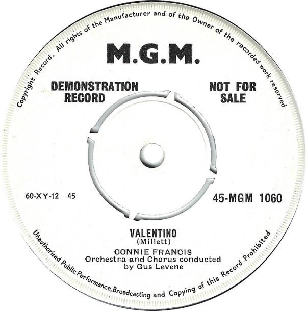 Connie Francis - Valentino / It Would Be Worth It