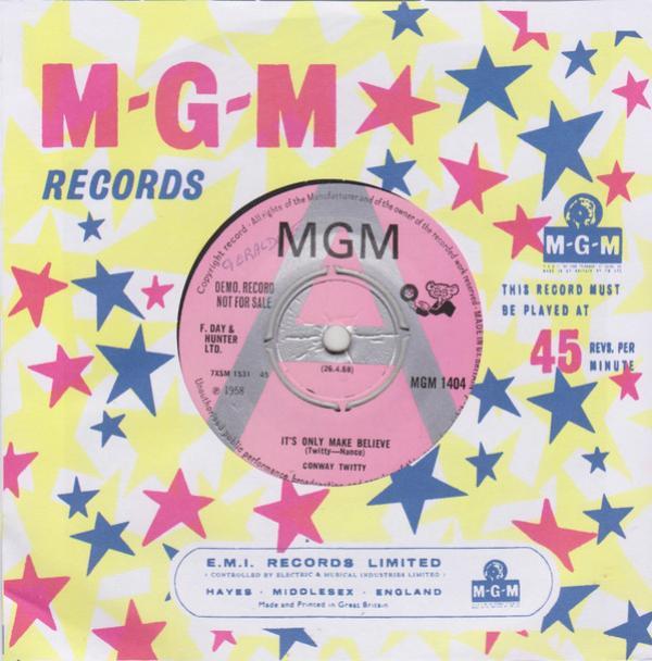 Conway Twitty - Mona Lisa / It's Only Make Believe
