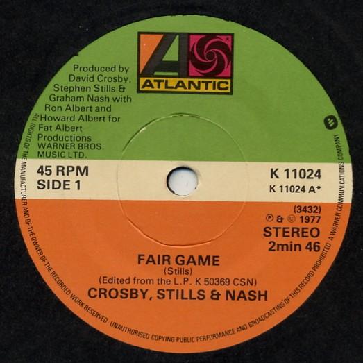 Crosby, Stills & Nash - Fair Game