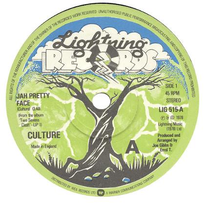 Culture - Jah Pretty Face / Natty Dread Taking Over