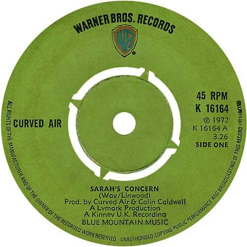 Curved Air - Sarah's Concern