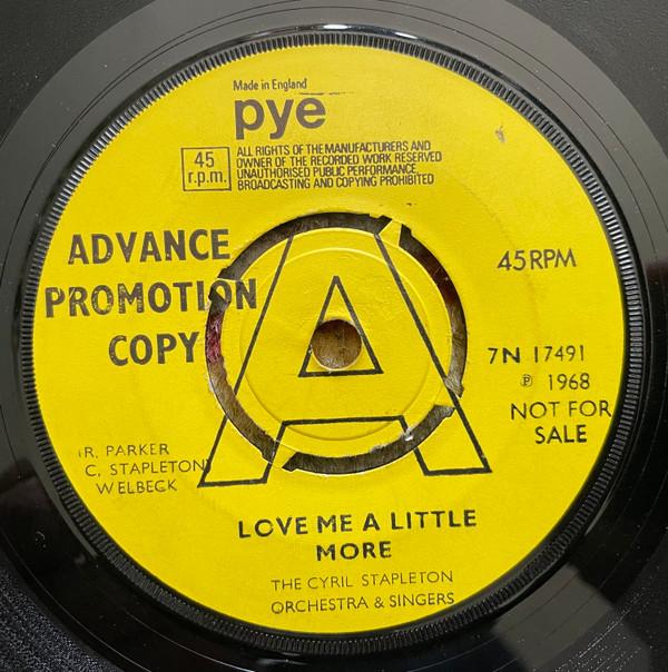 Cyril Stapleton, His Orchestra And Singers - Love Me A Little More