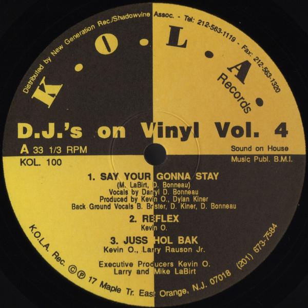  - D.J.'s On Vinyl Vol. 4