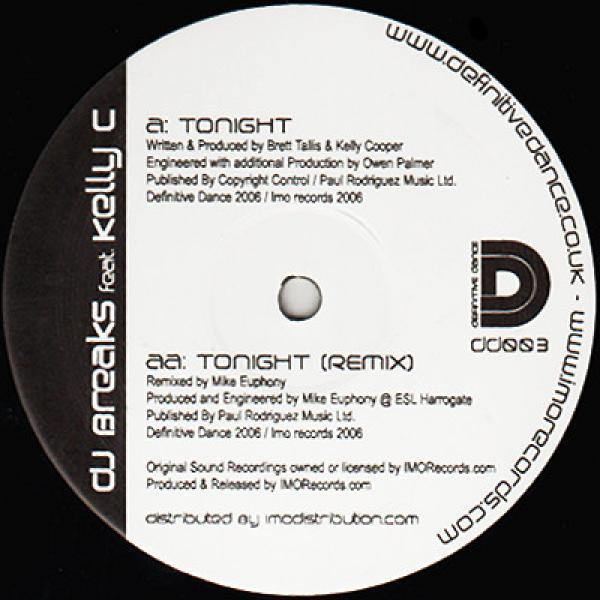 DJ Breaks, Kelly C - Tonight