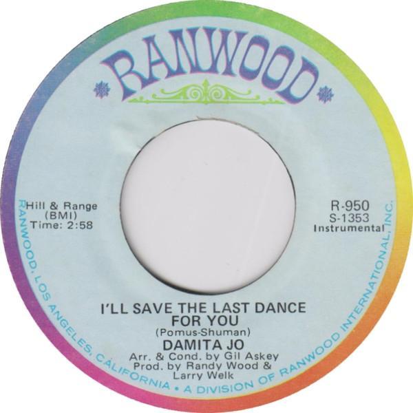 Damita Jo - I'll Save The Last Dance For You (instrumental)