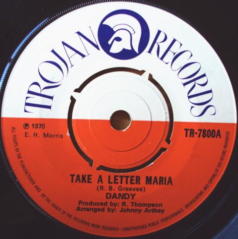 Dandy Livingstone - Take A Letter Maria