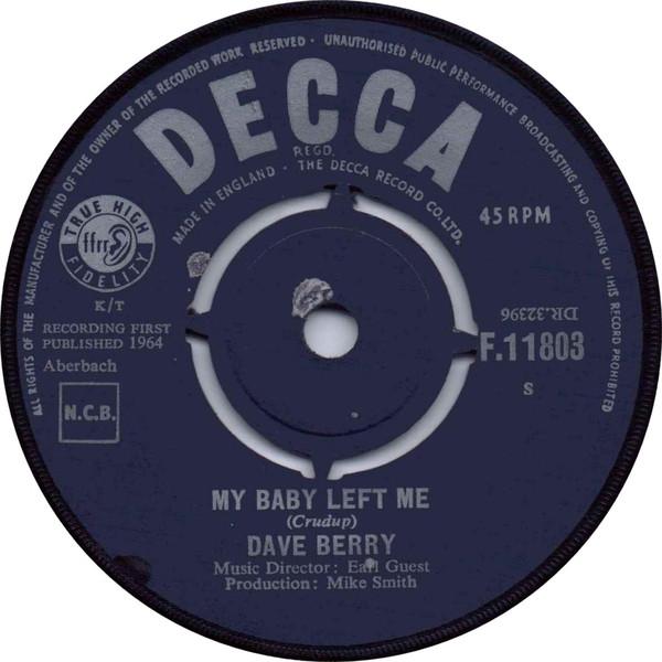 Dave Berry - My Baby Left Me