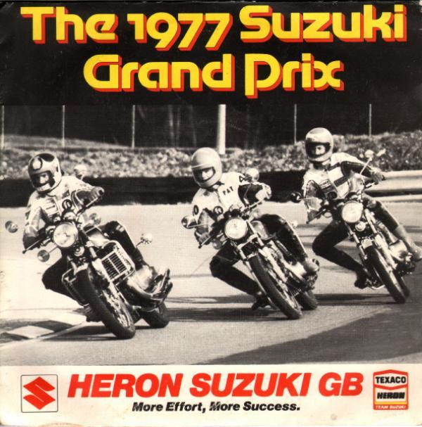 Dave Lee Travis, Barry Sheene, Steve Parrish (3), Pat Hennen - The 1977 Suzuki Grand Prix