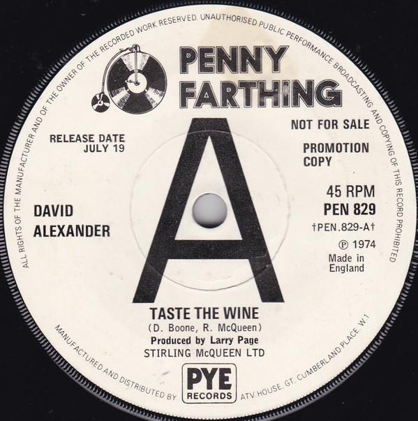 David Alexander (9) - Taste The Wine