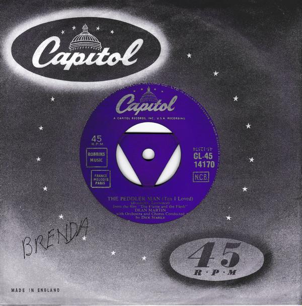 Dean Martin - The Peddler Man (Ten I Loved) / Try Again