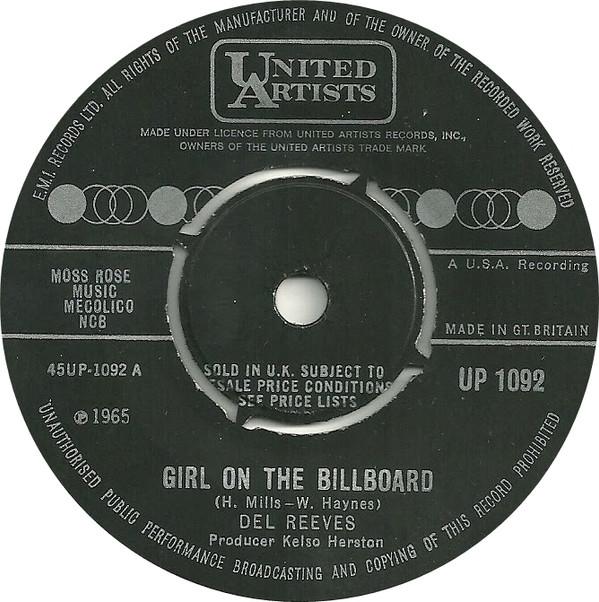 Del Reeves - Girl On The Billboard