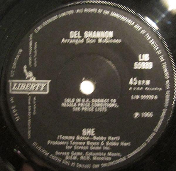 Del Shannon - She / What Makes You Run