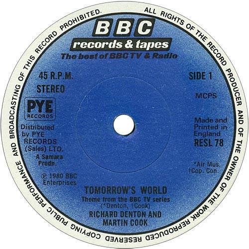 Denton And Cook - Tomorrow's World