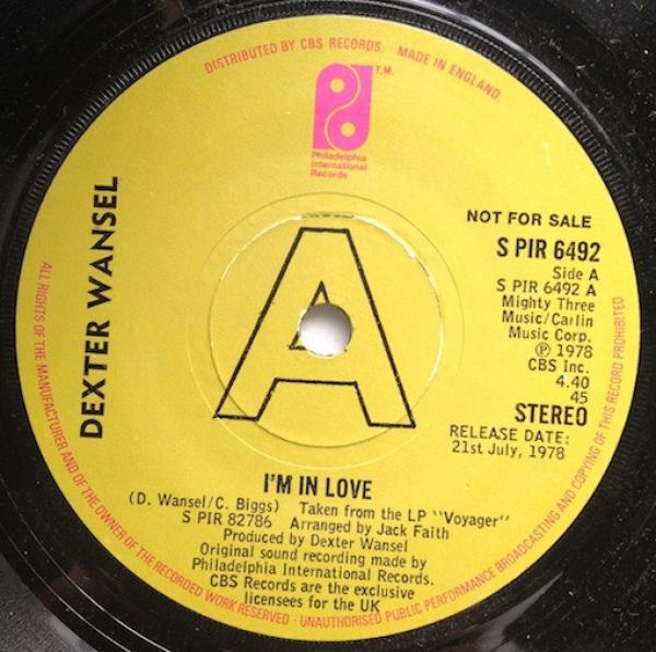 Dexter Wansel - I'm In Love / Solutions