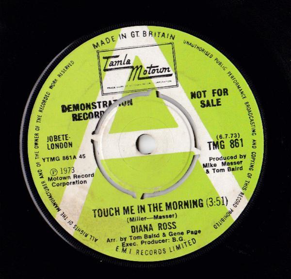 Diana Ross - Touch Me In The Morning / Baby It's Love