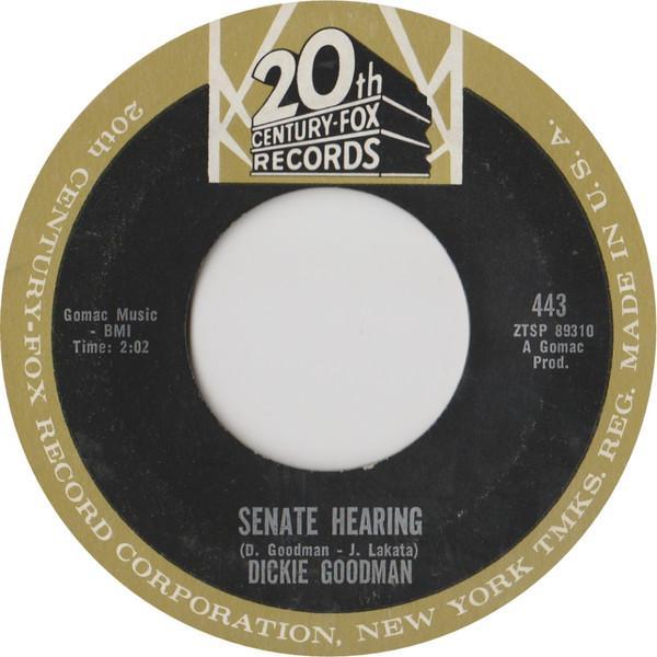 Dickie Goodman - Senate Hearing / Lock Up