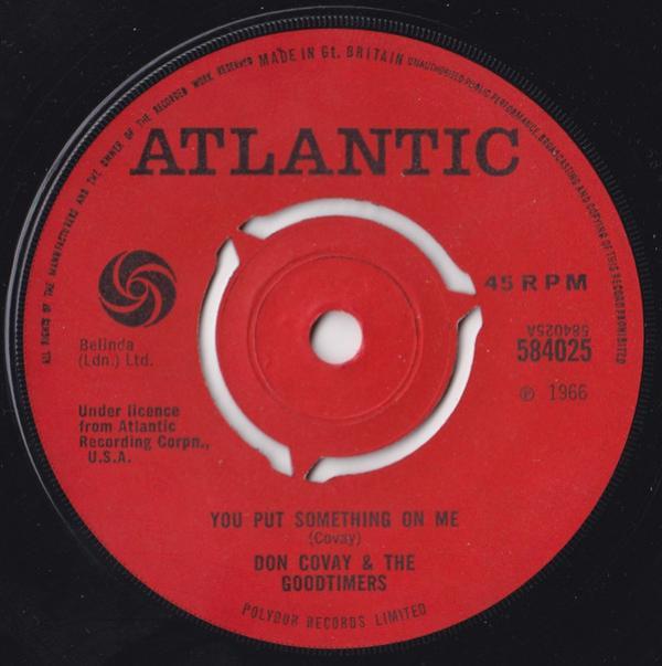 Don Covay & The Goodtimers - You Put Something On Me