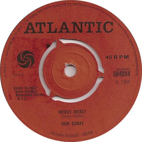 Don Covay - Mercy Mercy