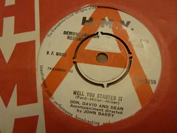 Don David And Dean - Well You Started It