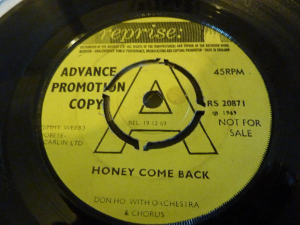 Don Ho - Honey Come Back