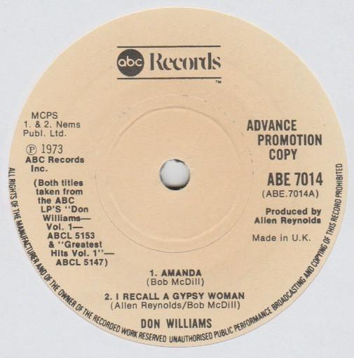 Don Williams (2) - Four Tracks From Don Williams
