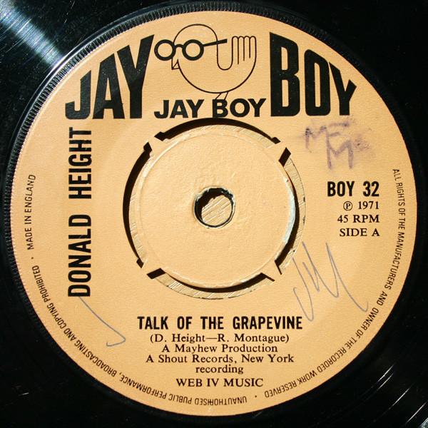 Donald Height - Talk Of The Grapevine