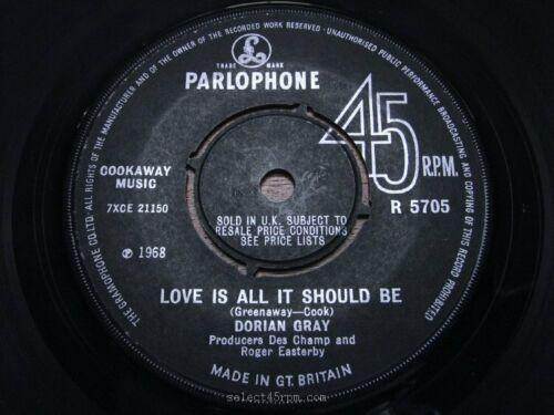Dorian Gray (10) - Love Is All It Should Be ‎