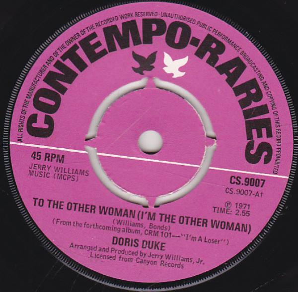 Doris Duke - To The Other Woman (I'm The Other Woman) / Feet Start Walking