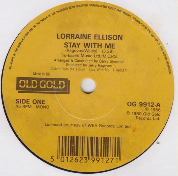 Doris Troy, Lorraine Ellison - Stay With Me / Watcha Gonna Do About It