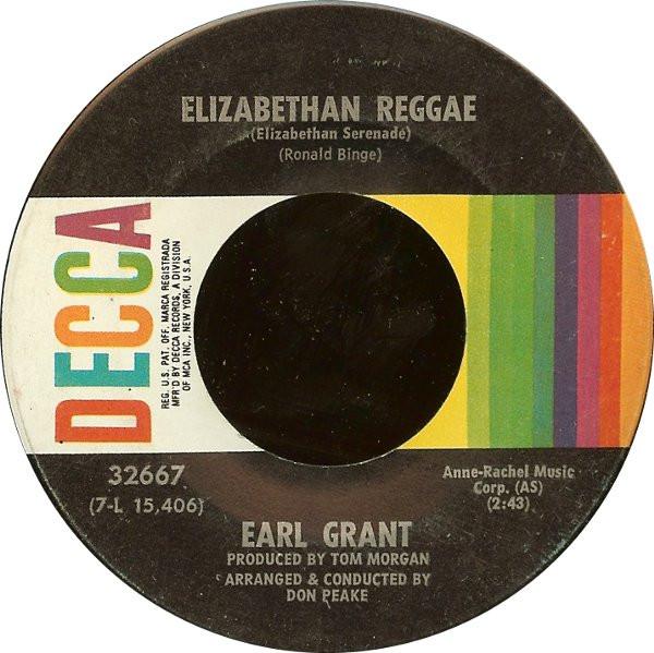 Earl Grant - Elizabethan Reggae / Grant's Pass
