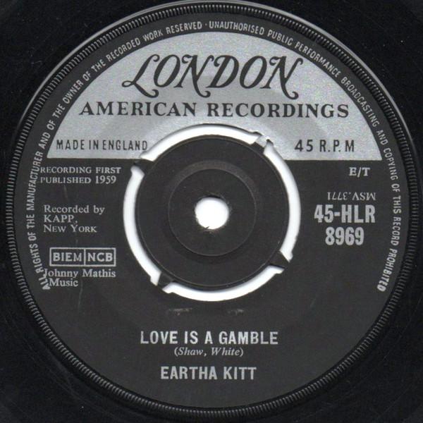 Eartha Kitt - Love Is A Gamble / Sholem