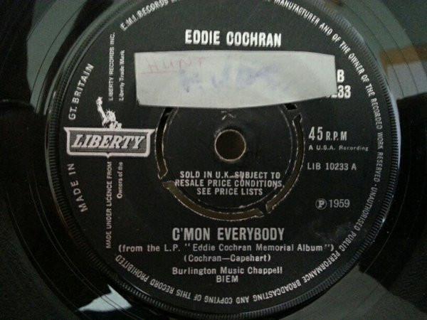 Eddie Cochran - C'Mon Everybody / Summertime Blues