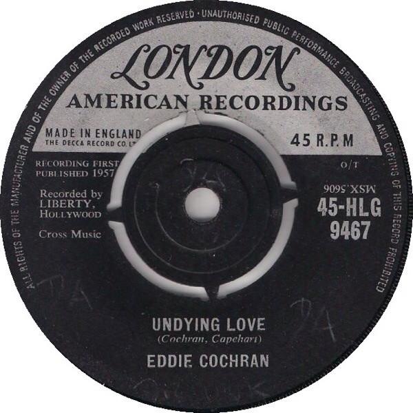 Eddie Cochran - Undying Love / Stockin's 'N' Shoes