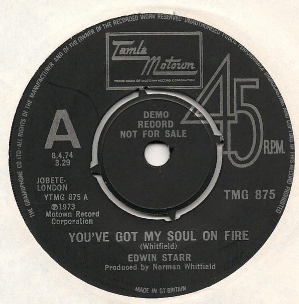 Edwin Starr - You've Got My Soul On Fire