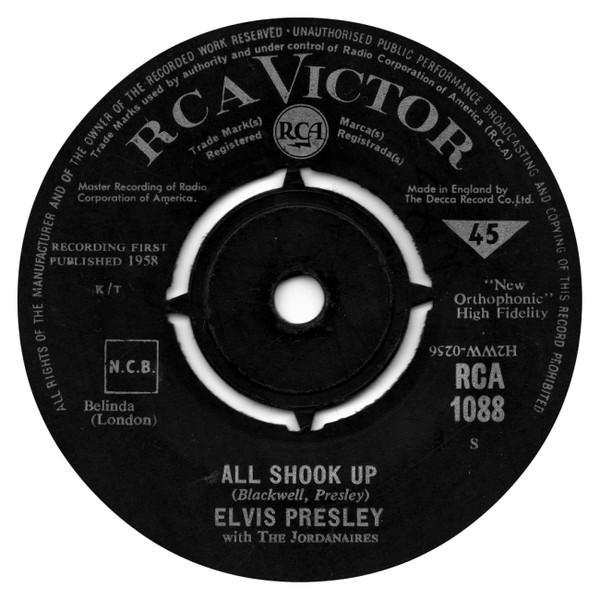 Elvis Presley, The Jordanaires - All Shook Up / Heartbreak Hotel