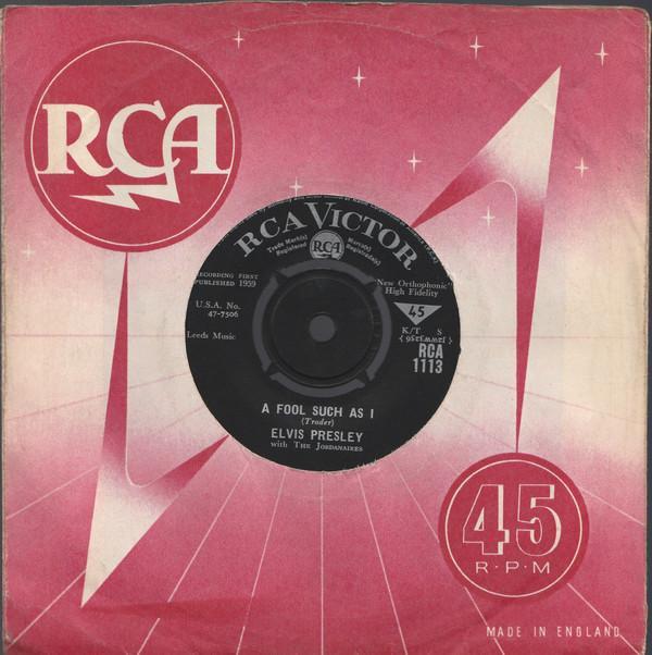 Elvis Presley, The Jordanaires - A Fool Such As I